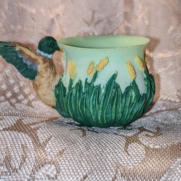 Vintage Resin Miniature Bird Teacups Set Of 5 - Picture 11 of 16